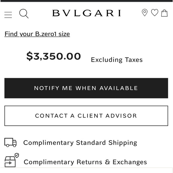 💍💍💍Authentic Unisex 18 Karat White Gold Bulgari Zero Ring Size 7-7.5 US - Picture 7 of 11